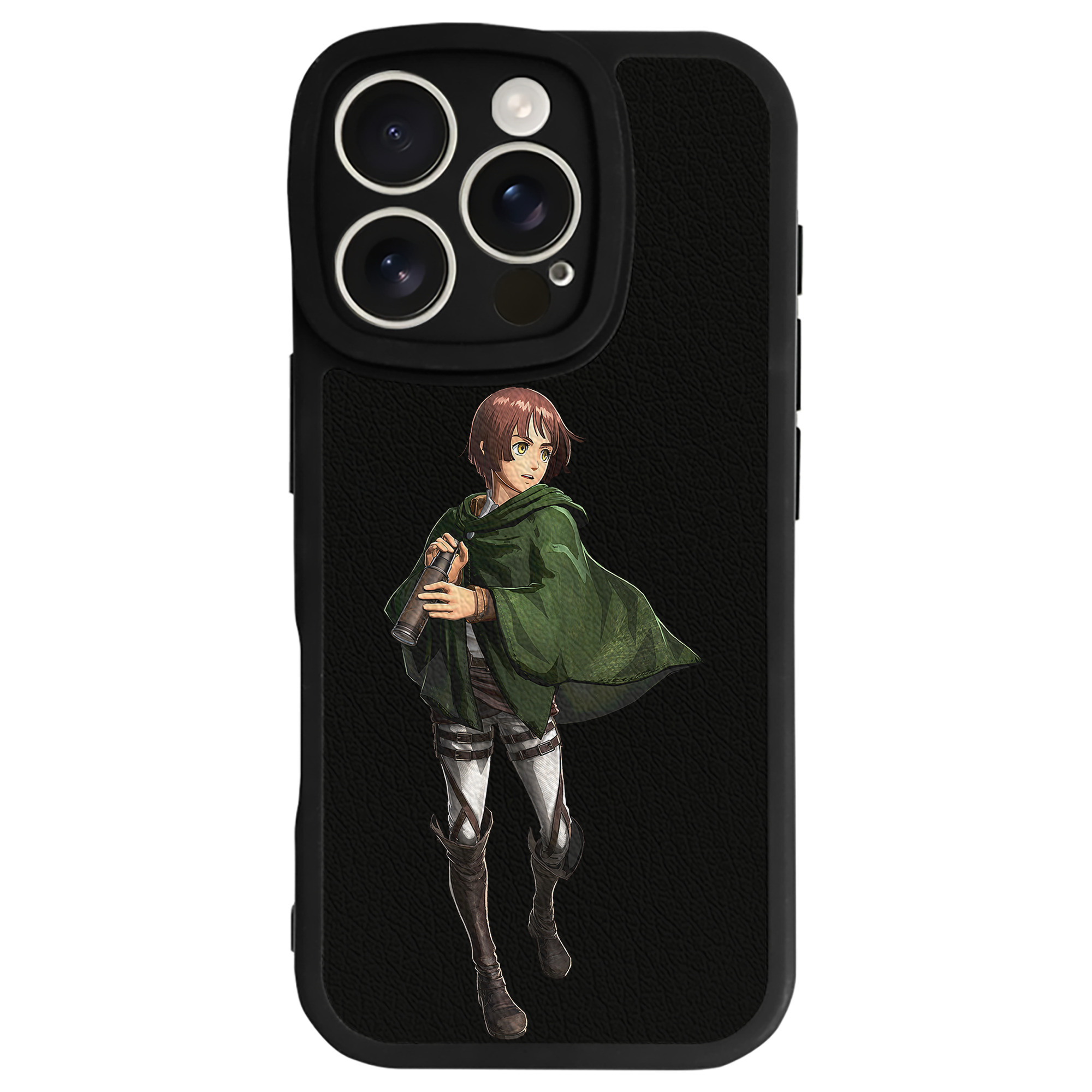 （画像用） 進撃の巨人 Attack on Titan 【iPhone 16シリーズ対応】シリコンスマホケース（レザー調） 材質：シリコン